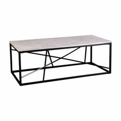 Best Pirce 🥰 Rectangle Coffee Tables Southern Enterprises Arendale Faux Marble Cocktail Table 🌟