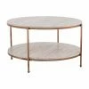 Cheap 🤩 Round Coffee Tables Southern Enterprises Silas Round Faux Stone Cocktail Table 🛒 -Coffee Tables Sale Store masterSEI2965