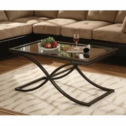 Hot Sale 🔥 Rectangle Coffee Tables Southern Enterprises Vogue Coffee Table ✔️