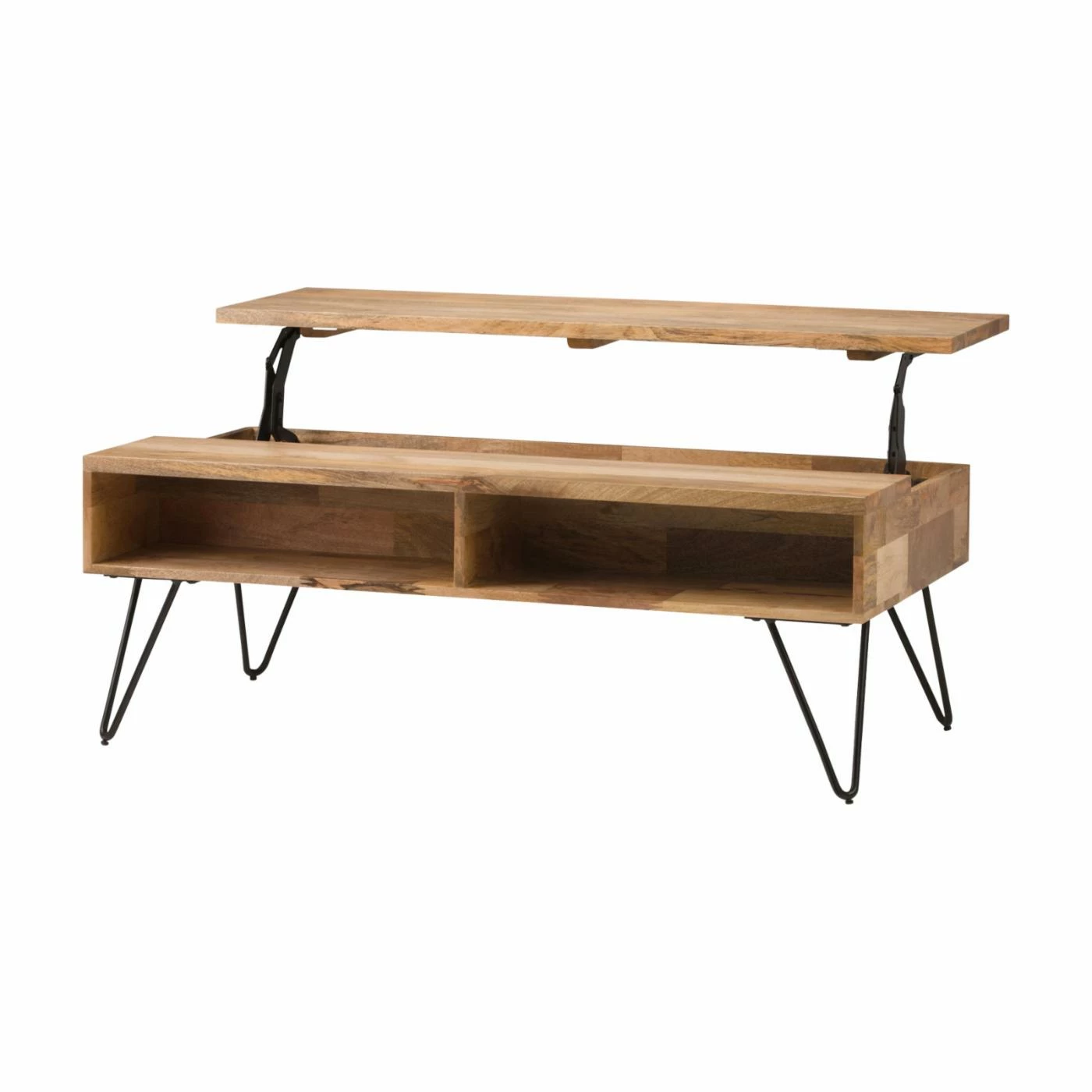 Budget ๐ฅ Rectangle Coffee Tables HN Home Paxton Mid-Century Modern Natural Mango Wood And Metal Lift Top Coffee Table ๐ 3 Budget ๐ฅ Rectangle Coffee Tables HN Home Paxton Mid-Century Modern Natural Mango Wood And Metal Lift Top Coffee Table ๐
