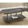 Top 10 ⌛ Rectangle Coffee Tables Steve Silver Co. Terrell Cocktail Table With Casters ✨ -Coffee Tables Sale Store masterSSC2705