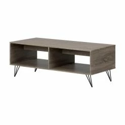 Cheap 💯 Rectangle Coffee Tables South Shore Evane Mid-Century Storage Coffee Table 🛒