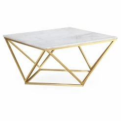 Best deal 😉 Square Coffee Tables TOV Furniture Leopold Marble Cocktail Table 🎁