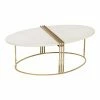 Coupon ✔️ Oval Coffee Tables TOV Furniture Caleb Marble Cocktail Table 🧨 -Coffee Tables Sale Store masterTOVF753