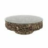 Hot Sale 🛒 Round Coffee Tables DecMode Natural Round Driftwood And Glass Coffee Table 🧨 -Coffee Tables Sale Store masterUMA10013