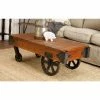 Deals 💯 Rectangle Coffee Tables DecMode Wood Coffee Table 🔔 -Coffee Tables Sale Store masterUMA4296