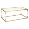 Coupon 👍 Rectangle Coffee Tables DecMode Glass And Acrylic Coffee Table 😍 -Coffee Tables Sale Store masterUMA6062
