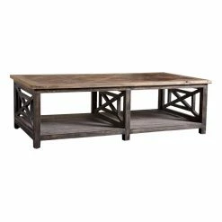 Promo 🤩 Rectangle Coffee Tables Uttermost Spiro Cocktail Table 😍