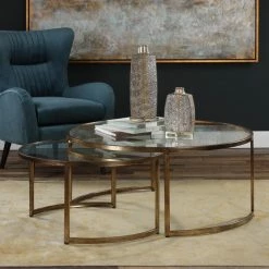 Top 10 🧨 Rectangle Coffee Table Sets Uttermost Rhea Nested Coffee Tables - Set Of 2 ✨