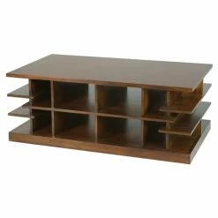 Budget ❤️ Rectangle Coffee Tables Uttermost Simeto Multi-Level Coffee Table 👍