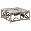 Best Sale 🎁 Square Coffee Tables HumbleNest Nashau Farmhouse / Cottage Stone Coffee Table 🎉 -Coffee Tables Sale Store masterUMC9133