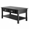 Deals 🤩 Winsome Rectangle Coffee Tables Sundsvall Coffee Table - Black 👏 -Coffee Tables Sale Store masterWI037