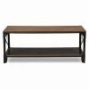 Best deal 🧨 Rectangle Coffee Tables HN Home Leighton Modern Farmhouse Coffee Table 👍 -Coffee Tables Sale Store masterWSI3405