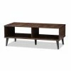New ❤️ Rectangle Coffee Tables Baxton Studio Pierre Mid-Century Modern Wood Coffee Table 💯 -Coffee Tables Sale Store masterWSI4005