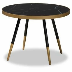 Promo ✔️ Round Coffee Tables Baxton Studio Lauro Round Coffee Table 😍
