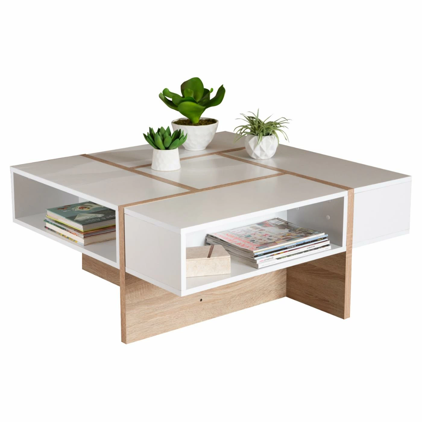 Outlet 🎉 Square Coffee Tables Baxton Studio Rasa Modern / Contemporary Wood Coffee Table 🤩 3 Outlet 🎉 Square Coffee Tables Baxton Studio Rasa Modern / Contemporary Wood Coffee Table 🤩