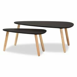 Best reviews of ๐ฅฐ Other Shapes - Coffee Tables Baxton Studio Farid 2-Piece Coffee Table Set โ๏ธ
