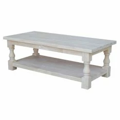 New ๐งจ Rectangle Coffee Tables International Concepts Tuscan Coffee Table ๐คฉ