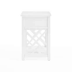 Promo 🔥 Rectangle Coffee Table Sets Alaterre Furniture Coventry 2 Piece Coffee Table Set - White 🔥 -Coffee Tables Sale Store scaleASR9904