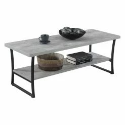 Cheapest 🧨 Rectangle Coffee Tables Convenience Concepts X-Calibur Coffee Table 🌟 -Coffee Tables Sale Store scaleCONV496