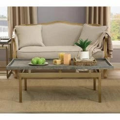 Best Pirce 👍 Rectangle Coffee Tables Coast To Coast Biscayne Cocktail Table ⭐ -Coffee Tables Sale Store scaleCTCI1289