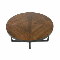 Wholesale 🤩 Round Coffee Tables HN Home York Modern Farmhouse Coffee Table 👍 -Coffee Tables Sale Store scaleEMER2085