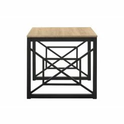 Cheapest 🔥 Rectangle Coffee Table Sets Furniture Of America Reid 2 Piece Coffee Table Set - Natural Oak 🧨 -Coffee Tables Sale Store scaleENLB5374