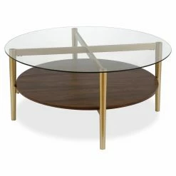 Coupon 🌟 Hudson & Canal Round Coffee Tables Hudson & Canal Ludo Coffee Table 🎁 -Coffee Tables Sale Store scaleHUDO041