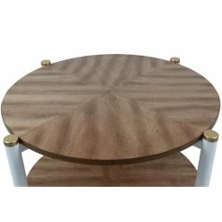 Brand new ❤️ Round Coffee Tables Decor Therapy Tonya Round Coffee Table 😍 -Coffee Tables Sale Store scaleJIMC861