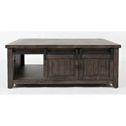 Deals 😉 Rectangle Coffee Tables Jofran Madison County Barn Door Cocktail Table ❤️ -Coffee Tables Sale Store scaleJSI1757