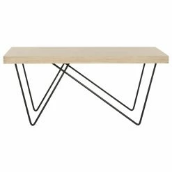 Buy 😍 Rectangle Coffee Tables HN Home Albini Mid-Century Modern Retro Wood Coffee Table 🥰 -Coffee Tables Sale Store scaleSAV5215