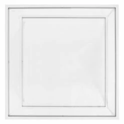 New 🥰 Square Coffee Tables Southern Enterprises Keller Square Metal / Glass Open Shelf Cocktail Table - White 🧨 -Coffee Tables Sale Store scaleSEI2347