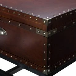 Wholesale ⭐ Rectangle Coffee Tables Southern Enterprises Voyager Espresso Trunk Coffee Table ⭐ -Coffee Tables Sale Store scaleSEI856