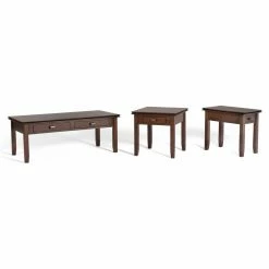Cheap ❤️ Brooklyn & Max Rectangle Coffee Tables Brooklyn + Max Holden Wood 46 In. Wide Rectangle Contemporary Coffee Table ⭐ -Coffee Tables Sale Store scaleSIMP1632