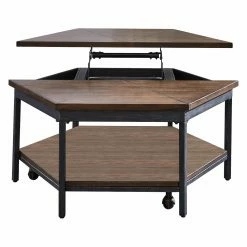 Discount ⭐ Other Shapes - Coffee Tables Steve Silver Co. Ultimo Hexagon Lift-Top Cocktail Table 😉 -Coffee Tables Sale Store scaleSSC3035