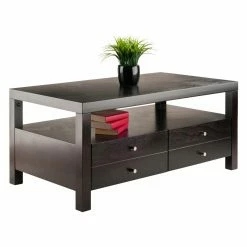 Discount 😀 Rectangle Coffee Tables Winsome Trading Copenhagen Coffee Table 🥰 -Coffee Tables Sale Store scaleWI832