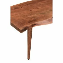 Discount 👏 Rectangle Coffee Tables Worldwide Home Furnishings Solid Wood Live Edge Coffee Table 🎁 -Coffee Tables Sale Store scaleWORW437