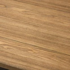 Best reviews of 🌟 Rectangle Coffee Tables Baxton Studio Caribou Rustic Industrial Style Wood And Metal Coffee Table 🎉 -Coffee Tables Sale Store scaleWSI3743